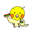 オカメインコのピース（個別スタンプ：2）