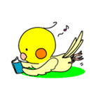 オカメインコのピース（個別スタンプ：4）