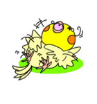 オカメインコのピース（個別スタンプ：40）
