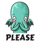 Little Cutethulu（個別スタンプ：39）