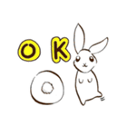 moon's rabbit English（個別スタンプ：1）