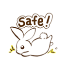 moon's rabbit English（個別スタンプ：13）