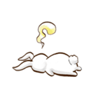 moon's rabbit English（個別スタンプ：16）