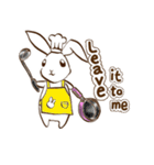 moon's rabbit English（個別スタンプ：25）