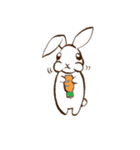 moon's rabbit English（個別スタンプ：26）