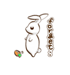 moon's rabbit English（個別スタンプ：27）