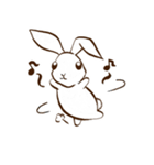 moon's rabbit English（個別スタンプ：35）