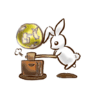 moon's rabbit English（個別スタンプ：40）