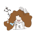 独身Eちゃんの日常（個別スタンプ：1）
