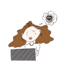独身Eちゃんの日常（個別スタンプ：9）