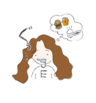 独身Eちゃんの日常（個別スタンプ：33）