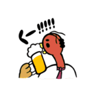 食用鶏さん（個別スタンプ：34）
