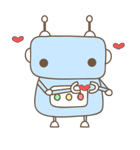 青いロボット（個別スタンプ：6）