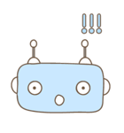 青いロボット（個別スタンプ：14）
