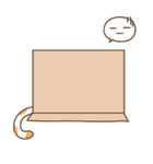 猫は箱が大好き（個別スタンプ：17）