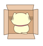 猫は箱が大好き（個別スタンプ：24）