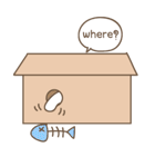 猫は箱が大好き（個別スタンプ：33）