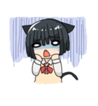 にゃん子と一緒（個別スタンプ：4）