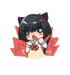 にゃん子と一緒（個別スタンプ：34）