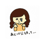 女の子のゆるゆるスタンプ（個別スタンプ：28）
