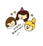 女の子のゆるゆるスタンプ（個別スタンプ：39）
