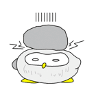 なんとなくメンフクロウのようなスタンプ（個別スタンプ：4）