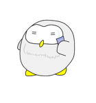 なんとなくメンフクロウのようなスタンプ（個別スタンプ：18）