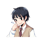 たまにはブレザーの気分で（個別スタンプ：3）