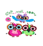 Funny owl family（個別スタンプ：10）