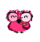 Funny owl family（個別スタンプ：13）