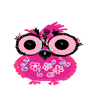 Funny owl family（個別スタンプ：15）