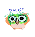 Funny owl family（個別スタンプ：27）