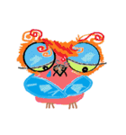 Funny owl family（個別スタンプ：31）
