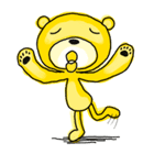 My Dear Baby Yellow Bear -- Picture Only（個別スタンプ：1）