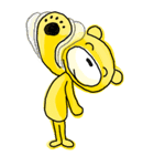 My Dear Baby Yellow Bear -- Picture Only（個別スタンプ：9）