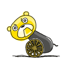 My Dear Baby Yellow Bear -- Picture Only（個別スタンプ：35）
