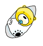 My Dear Baby Yellow Bear -- Picture Only（個別スタンプ：36）