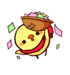 まふらーひよこ（個別スタンプ：15）