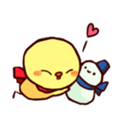まふらーひよこ（個別スタンプ：40）