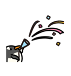 フンボルトペンギンとジェンツーペンギン（個別スタンプ：6）