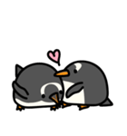 フンボルトペンギンとジェンツーペンギン（個別スタンプ：9）