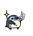 フンボルトペンギンとジェンツーペンギン（個別スタンプ：34）