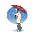 やまとなでしこ！着物スタンプ（個別スタンプ：17）
