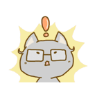 めがねこ。（個別スタンプ：1）