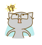 めがねこ。（個別スタンプ：3）