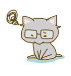 めがねこ。（個別スタンプ：7）