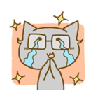 めがねこ。（個別スタンプ：21）
