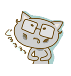 めがねこ。（個別スタンプ：22）