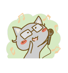 めがねこ。（個別スタンプ：24）
