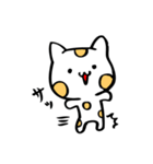 楽描き水玉ねこたん（個別スタンプ：16）